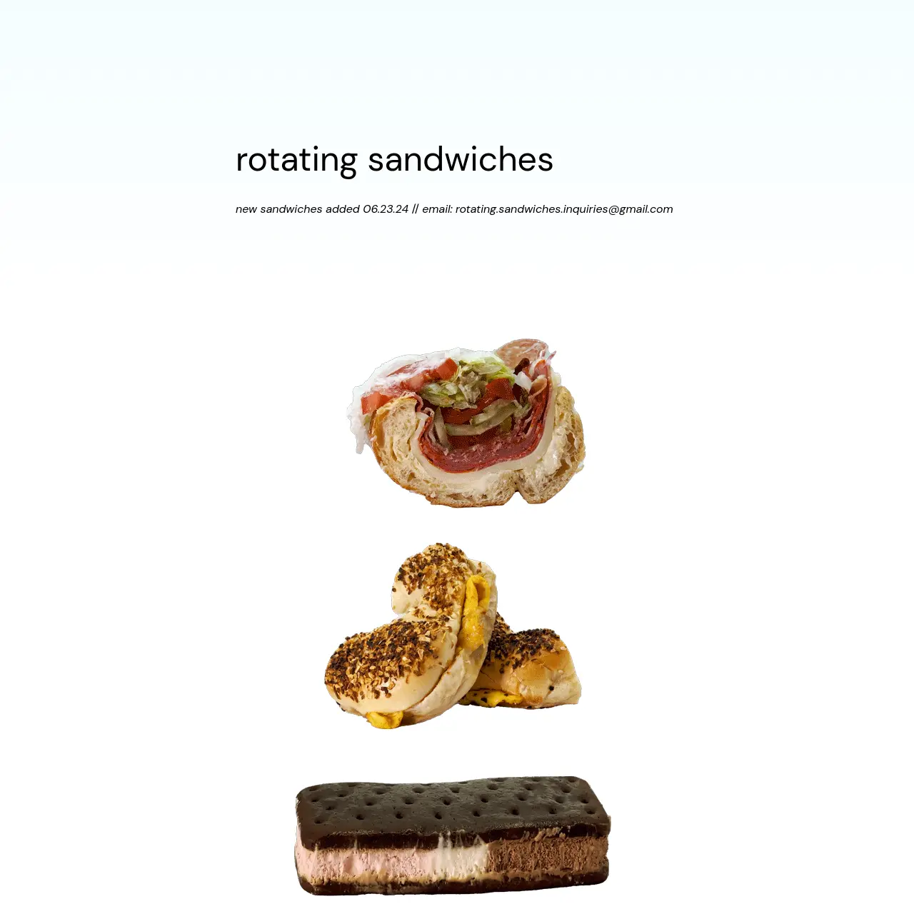 rotating sandwiches
